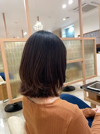 ミディアム être 加藤 悠花のヘアスタイル