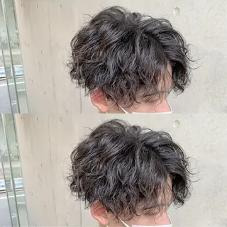 ミディアム パーマ メンズ 藤井優大 店舗異動しましたのその他イメージ