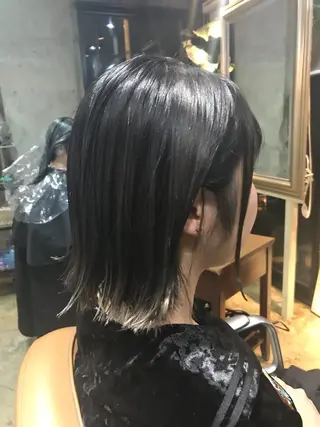ショート カラー パーマ ヘアアレンジ メンズ キッズ ネイル マツエク・マツパ サロンドミルク 渋谷高比良のヘアスタイル
