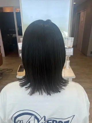 ミディアム YURINO /ボブ ベージュ/ハイトーンのヘアスタイル
