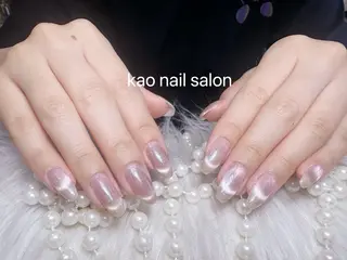 ネイル kao nail マグネット/長さだしのネイルデザイン