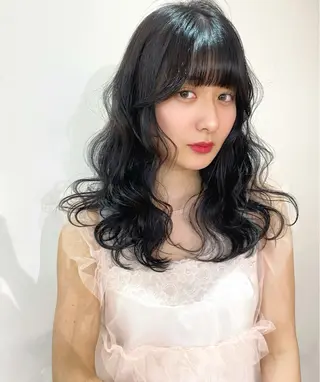 ロング カラー mizuki/ピンク ベージュ.レイヤーのヘアスタイル
