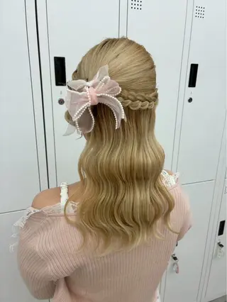 ロング エクステ|カラー| Futaba🎀♡のヘアスタイル