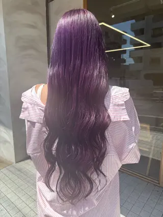 ロング カラー Mayuka 🩶のヘアスタイル