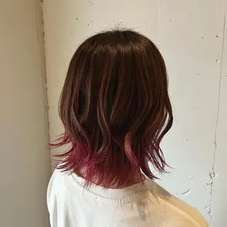 ミディアム カラー カラースペシャリスト しょう🧑🏼🎨のヘアスタイル
