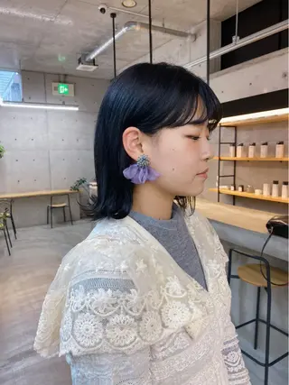 ミディアム son hair HIROEのヘアスタイル