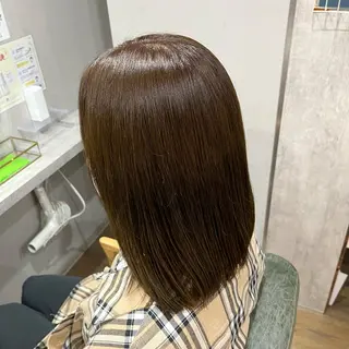 ミディアム カラー 阪口 萌のヘアスタイル