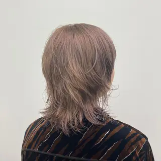 ミディアム カラー パーマ JUURI- Shionのヘアスタイル