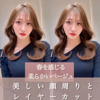 ロング カラー 美髪縮毛矯正✨🫧 レイヤー川村利幸のヘアスタイル