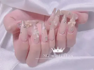 ネイル 長さだし専門店 M2 rikaのネイルデザイン