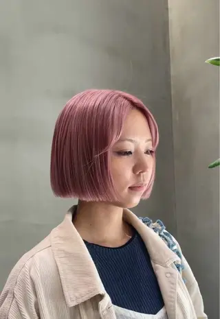 ショート 神戸レイヤーカット 顔周り/骨格診断のヘアスタイル