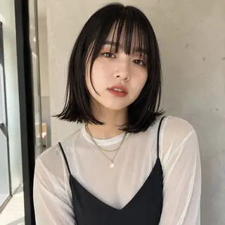 ミディアム "オトナ髪”/ LAKA TOCCAのヘアスタイル