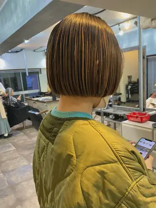 ショート ボブとパーマの達人 /美容室難民の方是非のヘアスタイル