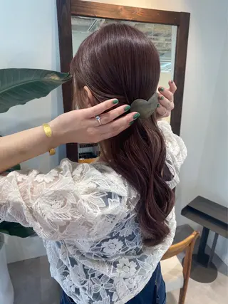 セミロング ヘアアレンジ 当日予約大歓迎💗 依田瑞希のヘアスタイル