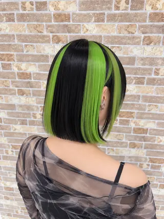 カラー 有村 実佑のヘアスタイル