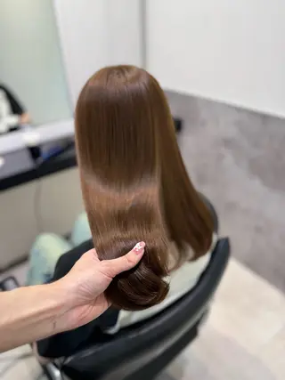 セミロング カラー ヘアアレンジ 完全💗マンツーマン marinのヘアスタイル