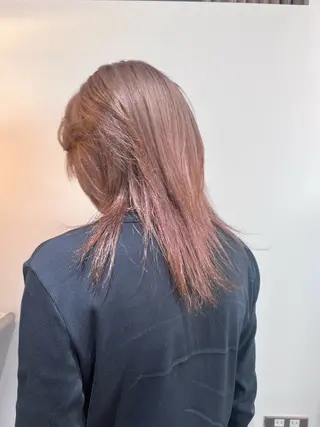 セミロング カラー 💠urara opus💠🩵のヘアスタイル
