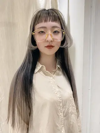 ロング サトウ ナナのヘアスタイル