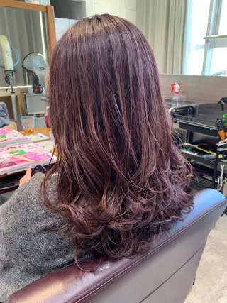 ロング カラー HAREru. モデル募集【戸塚】のヘアスタイル