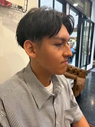 メンズ ボブ&寒色🎐ᩚ 短髪 COCOROのヘアスタイル