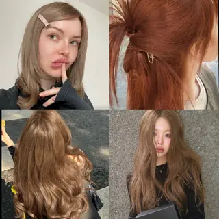 ロング カラーモデル🩶 Hinaのヘアスタイル