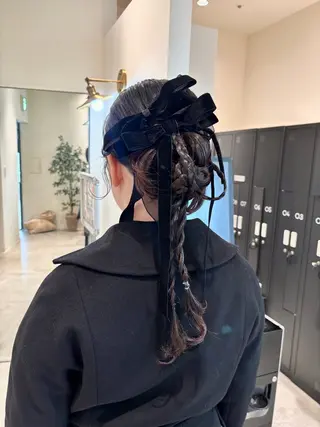 ロング ヘアアレンジ 𝐚𝐲𝐚𝐧𝐞 /美髪/透明感カラーのヘアスタイル