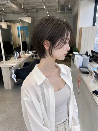 ショート 赤み消し×髪質改善 🍏上田晃司のヘアスタイル