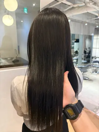 カラー ROAMERomo tesandoのぞみのヘアスタイル
