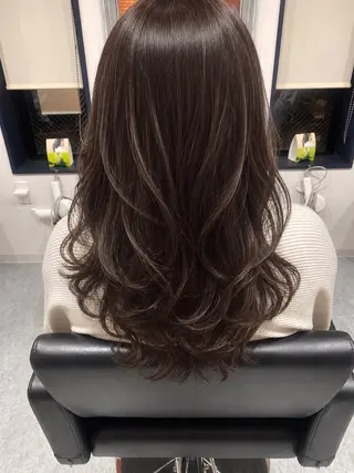 ロング パーマ 土本 定ニのヘアスタイル