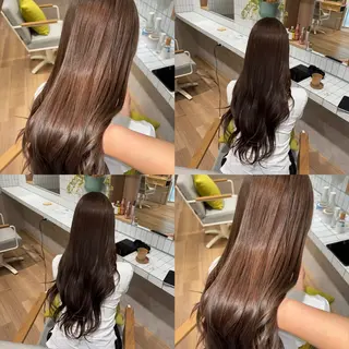 ロング カラー RINNO🌷透明感 カラー/髪質改善のヘアスタイル