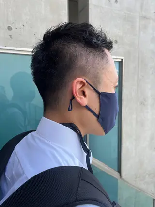 ショート メンズ 久木原 ゆりのヘアスタイル