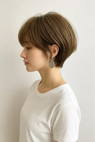 ショート カラー 藤田 祥平のヘアスタイル