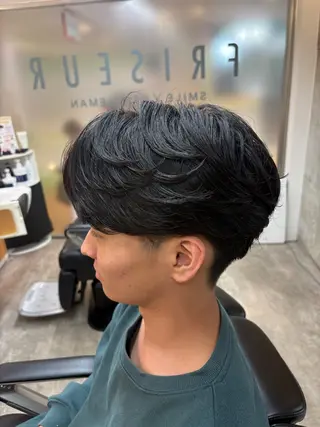 ミディアム パーマ メンズ FRISEUR/高瀬 晴乃祐のヘアスタイル