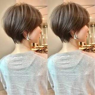 ショート ショート上手い人/ 銀座/なかじのヘアスタイル