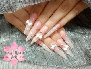 ネイル Hana Bloom Nail💜Akiのネイルデザイン