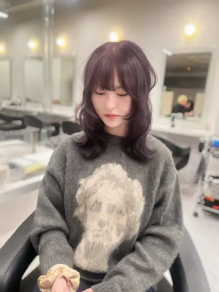 カラー 🥀韓流暖色ヘア 🥀yuzukiのヘアスタイル