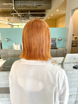 ミディアム カラー twig 山田 永嶋芽衣のヘアスタイル