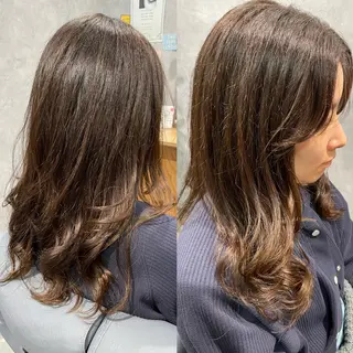 ロング 黒岩 梨沙のヘアスタイル