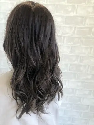 セミロング カラー ヘアアレンジ 久保田 茜のヘアスタイル