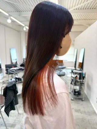 ロング カラー soa.ママ美容師 寺田典子のヘアスタイル