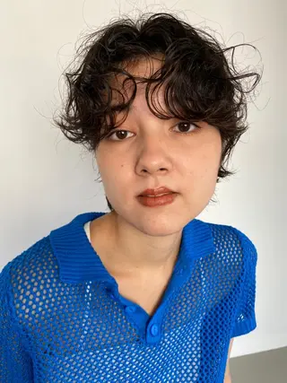 セミロング カラー パーマ CEINE OURのヘアスタイル