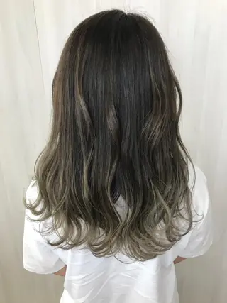 ミディアム カラー ヘアアレンジ 松井 敬太郎のヘアスタイル
