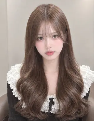 ロング カラー 上品♡ブラウン💎 アレンジ🩰Rimiのヘアスタイル