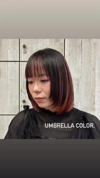 ショート カラー レイヤー/ブリーチ/ mauのヘアスタイル