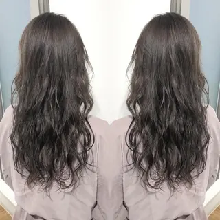 ロング カラー ブリーチ特化 梅田本多翔のヘアスタイル