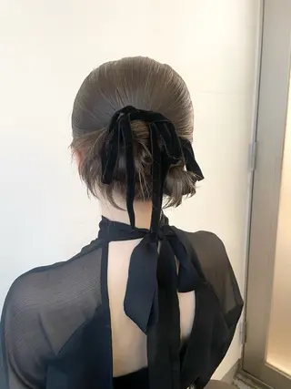 ロング ヘアアレンジ ✨透明感ケアカラー✨ 長野ゆきなのヘアスタイル