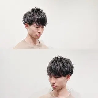 ショート パーマ メンズ 瀧野 翔吾【メンズ特化】のヘアスタイル