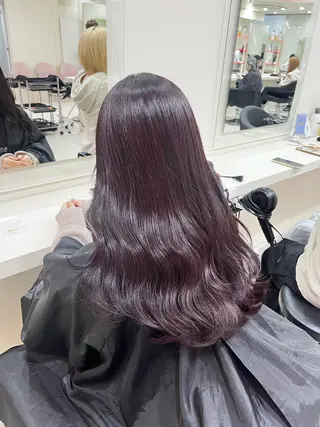 セミロング カラー 💟RINNA 艶カラー💟のヘアスタイル