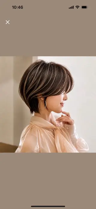 ショート カラー デザインカラー 小西勇次のヘアスタイル