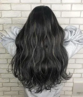 ロング カラー パーマ ヘアアレンジ メンズ キッズ ネイル マツエク・マツパ 新宿/髪質改善/ 美髪矯正✨浅江通友のヘアスタイル